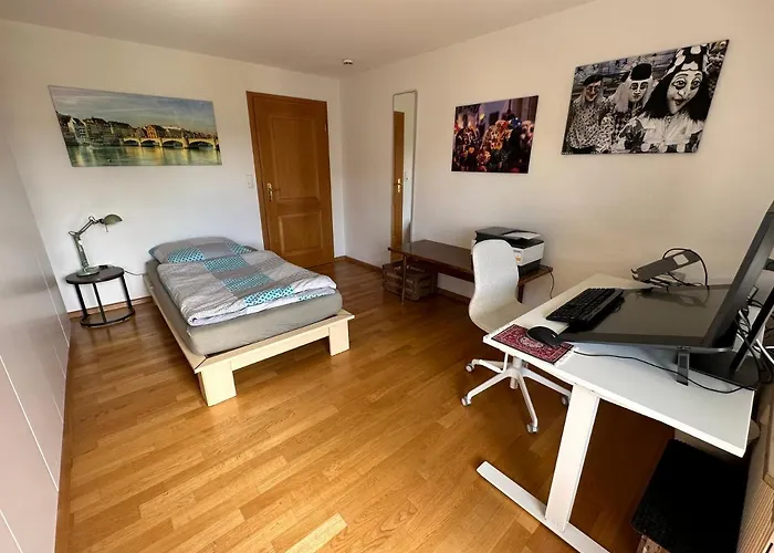Ferienappartment Mit Homeoffice, 2 Schlafzimmer Mit Einzelbetten Weil am Rhein
